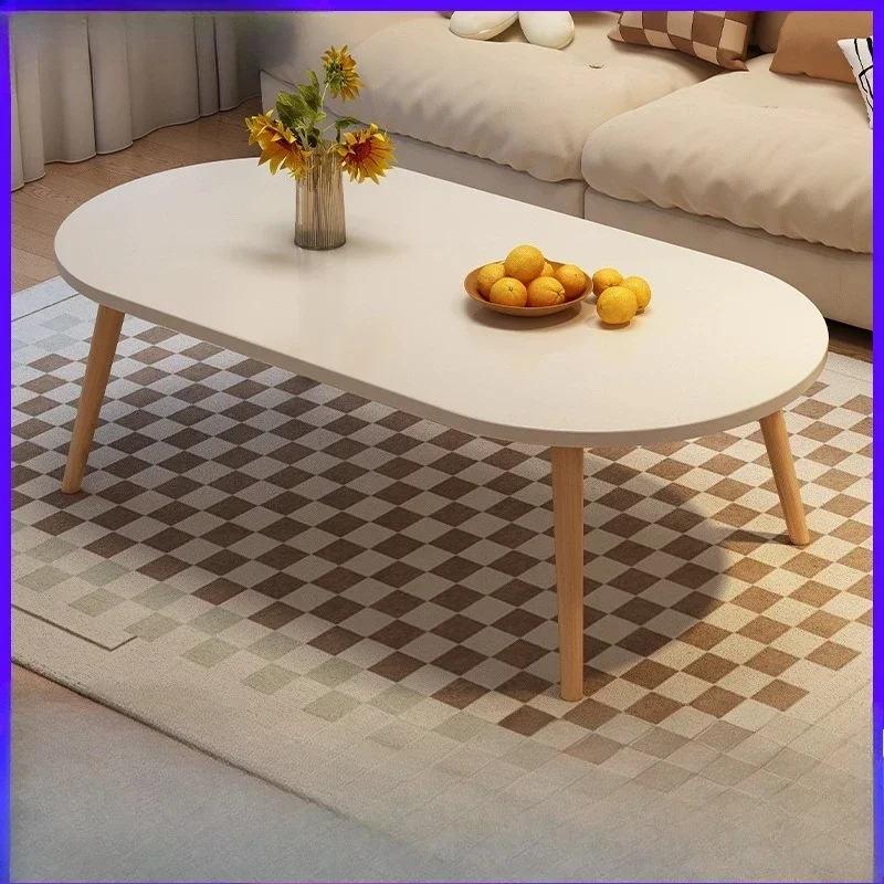 Coffee table living room small apartment living room sofa tea table bedroom simple bed INS wind small table - Image 2