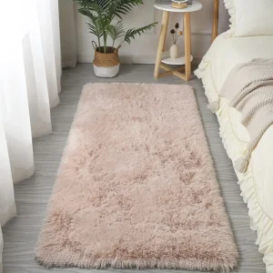 Fluffy Shaggy Imitation Wool Rug Non Slip Washable Long Hair Carpet Floor Protection Sofa Cushion Bedroom Mats Home Decor