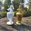 Slimming Goddess Weight Loss Sculpture Self-Motivation Resin Craft Yoga Gym Ornament Home Decor Fat Woman Gift Fat Lady Figurine