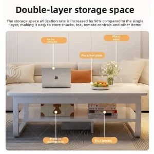 Coffee table small apartment simple small table living room simple sofa side few small tea table short square table