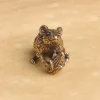 Brass Animal Mice Love DIY Keyring Hanging Accessories Rice Figurines Car Key Chain Pendants Jewelry Cute Rat Keychain Gifts