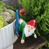 Creative Resin Sculpture For Outdoor Indoor Patio Yard Lawn Porch Decor Novelty Gift Funny Dwarf Garden Gnome Statue