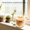 Large Soy Wax Candle in Glass Jar, Smokeless Long-Lasting Aromatherapy Candle, Natural Scented Candle for Home Relaxation