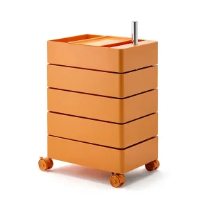 Modern Rolling Rotating Makeup Storage Nightstand Bedside Table Compact Drawer Side Table Sofa Snack Table Bedroom Furniture