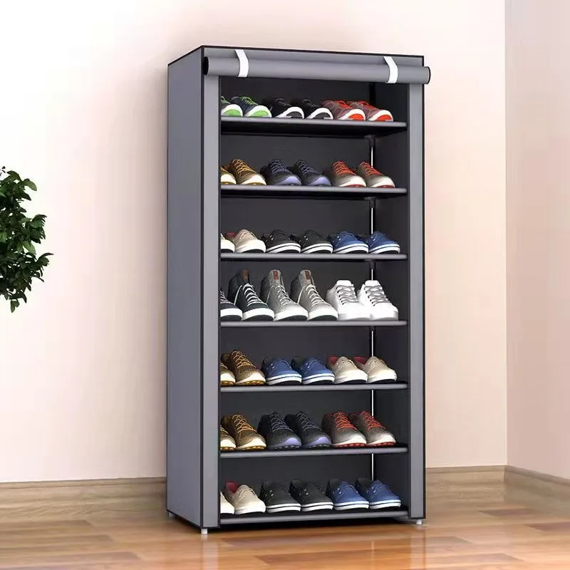 6/8/10Layers Dustproof Shoe Cabinet Multilayer Minimalist Nonwoven Shoe Rack Organizer Home Furniture Space-saving Organizer - Image 4