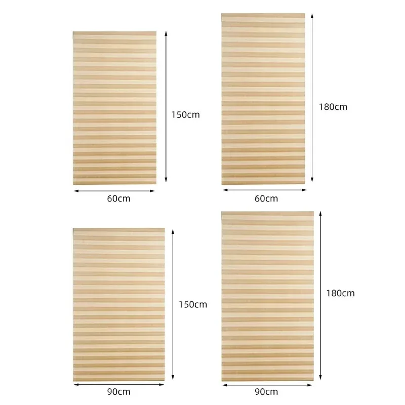 Home Decor 5 Sizes Self-adhesive Pleated Blinds Half Blackout Shades for Bedroom Living Room Bathroom Balcony Window Curtains - Image 2