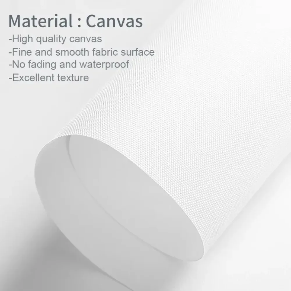 3 Frameless Canvas Paintings,Bohemian Wildflower Printing,Rustic Abstract Floral Wall Decor,Digital Download,Living Room Decor - Image 5