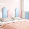 1PC 40cm/50cm Nordic Style Headboard Bedroom Head Board Stickers Room Anti-collision Wall Panels Home Decoration
