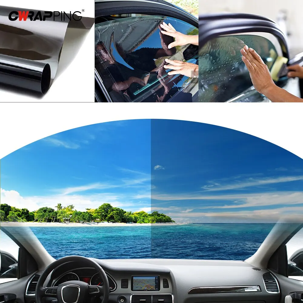 Car Window Tint Film Summer Solar UV Protector Tint Tinting Film for Cars Window Privacy Film 50cmX300cm Sun Shade Film - Image 6
