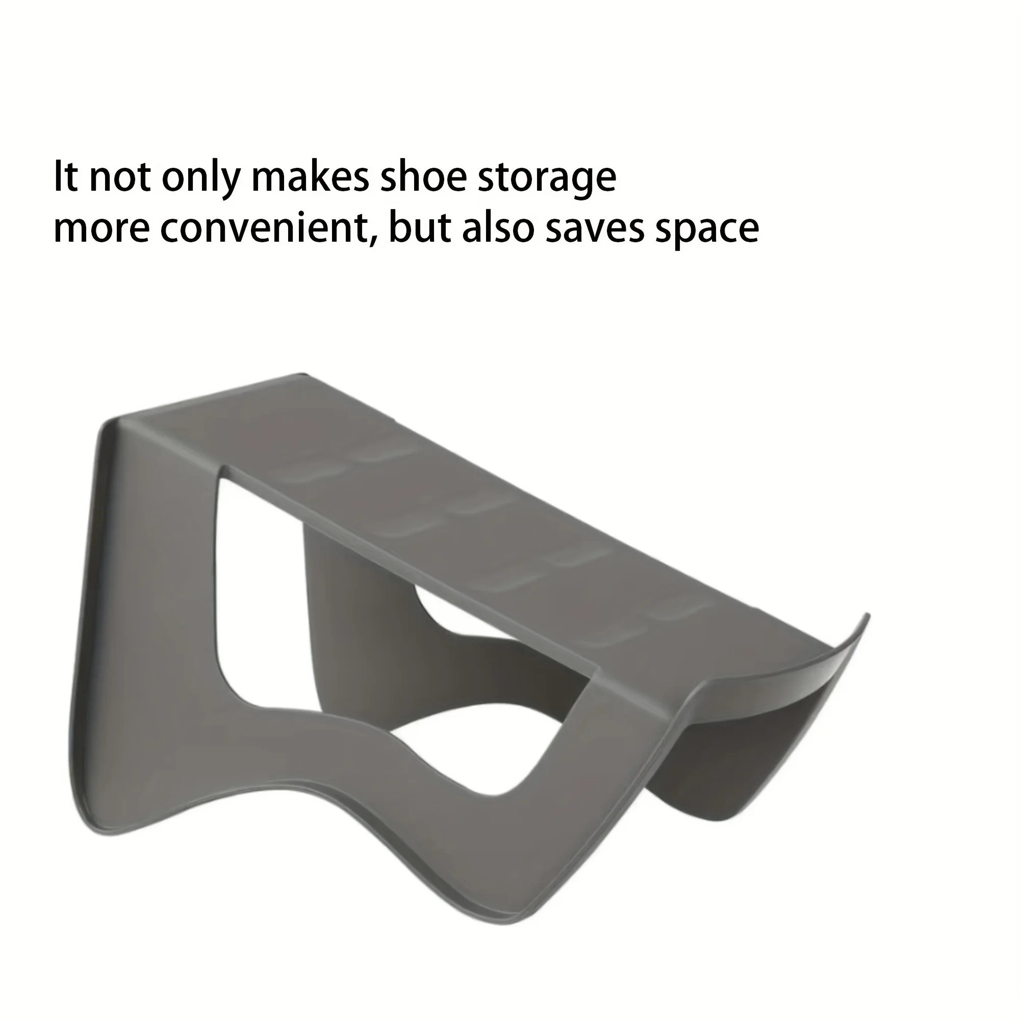 Double Stacked Shoe Racks Save Space in Cabinets Slot Organiser Double Stacked Shoe Racks Increase Space by 200% - Image 4