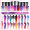 Thermochromic Nail Polish Set - No Lamp Quick Dry, Non-Peelable, Cross-Border Supply for Gradient Nail Art