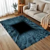3D Deep Hole Rug Optical Illusion Rug Non Slip Machine Washable Carpet Bedroom Living Room Bathroom Dormitories Floor Mat