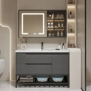 Floor Organizer Bathroom Cabinet Storage Drawers Paper Skincare Decorations Luxury Cupboard Modern Gabinete Trendy Furniture