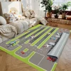 Airport Rug Fly Rug RunwayCarpet Living Room Kids Rug Non-Slip Floor Mat Area Rug Kids Room Rug Gift for Kids
