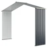 GOFLAME Outdoor Storage Shed Extension Kit for 203 cm Shed Width Increased Storage Space