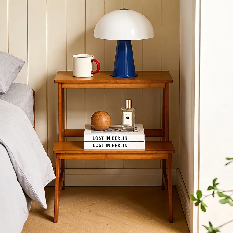Bedside table Bedroom small mobile bedside shelf simple multi-functional bedside table - Image 3