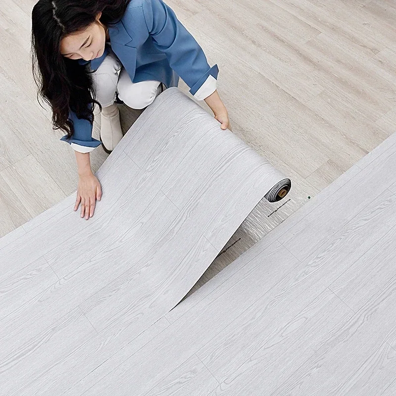 Thickened Self-adhesive 3D Wood Grain Floor Stickers 40CM SXP Waterproof Anti-Slip Wear-Resistant Home Decoration Floor Stickers - Image 4