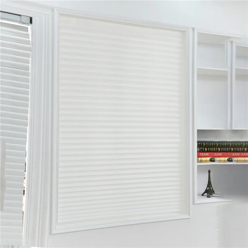 Self-Adhesive Blinds Semi-Blind Curtains Bathroom Kitchen Balcony Office Blinds Pleated Curtains Window Decor - Image 5