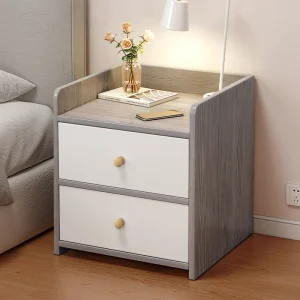 Bedside table Simple shelf Rental room Simple bedroom Storage Light luxury Premium storage cabinet Bedside cabinet