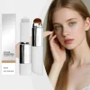Color Changing Foundation Stick Brightens Concealer Stick Ouble Head With Brush Lightweight Moisturizing Brightening Cosmetics