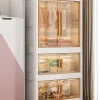 No-Install Children's Wardrobe Home Simple Baby Closet Storage Cabinet for Clothes Snacks Toys - Easy Assembly Furniture
