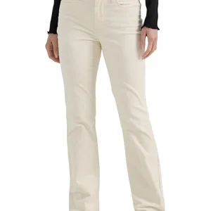 2025 Women Daily Straight Leg Jeans Female Solid Stretchy White Beige Denim Pants Lady Fashion High Waist Cheap Casual Trousers