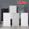 30x60/30cm Kitchen Self Adhesive Marble Tiles Wall Stickers Waterproof PVC Floor Tile Sticker Living Room Bathroom Decor