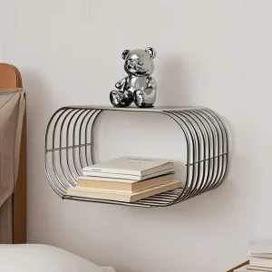 Nordic Coffee Tables Stainless Steel Bookshelf Living Room Minimalism Side Table Modern Design Tea Table Creative Home Furniture