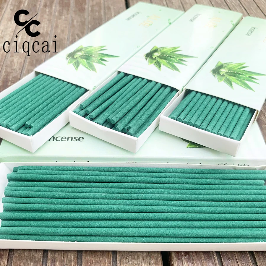 Aloe Scented High-Quality Chinese Incense, 12cm Long Natural Incense Sticks, 35 Sticks/Box, Made from Aloe Incense Powder, with a Strong and Long-Lasting Fragrance, Refreshing and Invigorating, Purifying the Air, Suitable for Home, Office, Hotel, Club, Etc., Light Luxury Packaging, Perfect for Holiday Gifts - Image 2