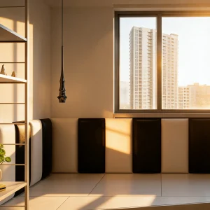 Peel & Stick 3D Upholstered Wall Panels - 5PCS Anti-Collision Padding for Queen Headboard Playroom Decor