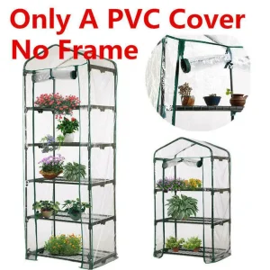 Transparent Garden Warmer Cover PVC Flower and Plant Insulated Warming Shed Greenhouse Warming Sunroom Rainproof Cover