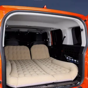 Universal SUV Air Mattress Camping Set, Inflatable Car Bed With Pump & Storage Bag, For Road Trip & Outdoor Adventure