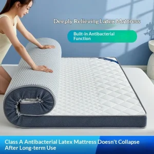 Latex Foam Foldable Mattress Pad Thick Plush Lambswool Warm Single Double Twin Full Queen King Dorm Home Bedroom Furniture