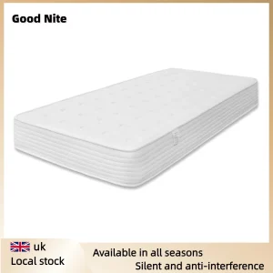 Good Nite 8" Single Hybrid Mattress - Orthopedic Memory Foam & 1000+ Pocket Springs for Back Support, OEKO-TEX Certified