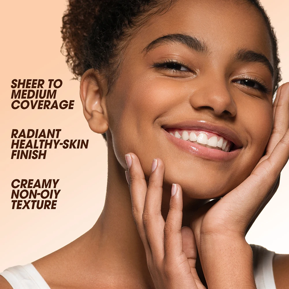 Moisturizing foundation, concealer, waterproof face makeup base, suitable for women's makeup, Halloween gift - Image 3