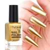 8ml Gold Metallic Nail Polish Bright Metal Mirror Nail Polish, Lasting，High Shine，Manicure Nail Lacquers Quick-Dry Manicure Art