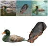 Floating Animal Sculpture Decorative Resin Duck Pond Ornaments Outdoor Water Decor for Garden Backyard Patio