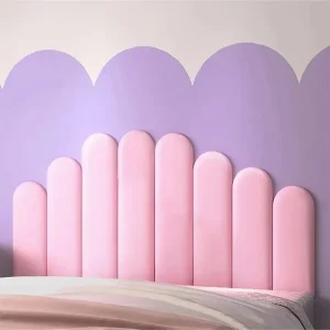 1PC 40x20cm Nordic Style Headboard Bedroom Head Board Stickers Room Anti-collision Wall Panels Home Decoration