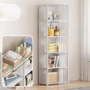 Simple Wardrobe Simple Cloth Wardrobe High-capacity Multipurpose Storage Rack Strong Load-bearing Capacity Dustproof Bookshelf