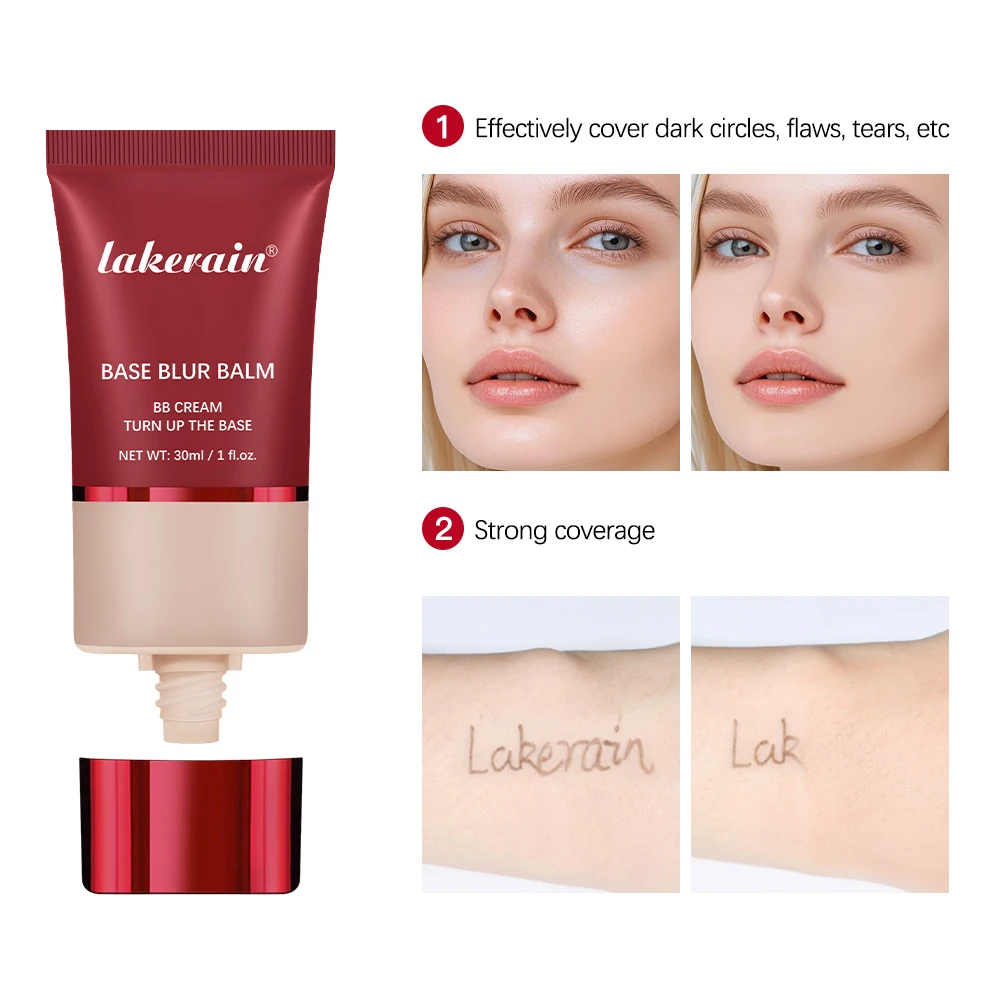 TURN UP THE BASE BLURRING FOUNDATION Face Long Lasting control oil Foundation OS Makeup Cosmetics Skin Matte - Image 5