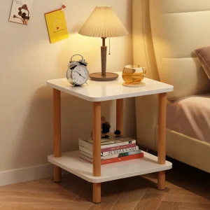 Simple bedroom bedside cabinet, rental room, several households, sofa side shelf, narrow small wooden bedside cabinet