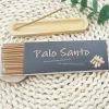 【45-Piece Panlosanto Handmade Incense Stick Set with Bamboo Base】Long-Lasting Fragrance Yoga Meditation Home Relaxation Sleep Aid Stress Relief | Best Friend Gift, Home Decor, Yoga Aromatherapy, Stress-Relief Gift, Aesthetic Home Accessories, Elegant Aroma Diffuser, Long-Lasting Fragrance Stick, Sandalwood Fragrance, Aromatherapy Set, Meditation Enthusiasts, Relaxation Seekers