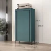 Fabric Student Steel Dorm Wardrobe Tube Reinforced Modern Simple Proof Clothes Closet Folding Wardrobe Storage Cabinet Home