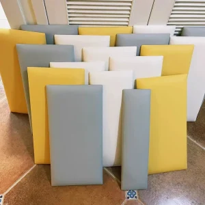 3D PU Leather Bed Surrounding Soft Cover Headboard Anti-collision Self-adhesive Wall Sticker Tatami Baby Backrest Background Pad