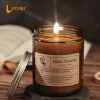 Smokeless Aromatic Scented Candle Handmade Soybean Wax Candles Festival Wedding Birthday Party Gift Glass Cup Home Decoration