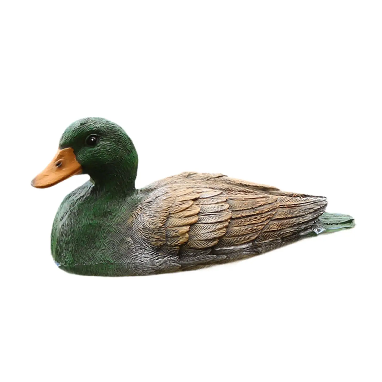 Floating Animal Sculpture Decorative Resin Duck Pond Ornaments Outdoor Water Decor for Garden Backyard Patio