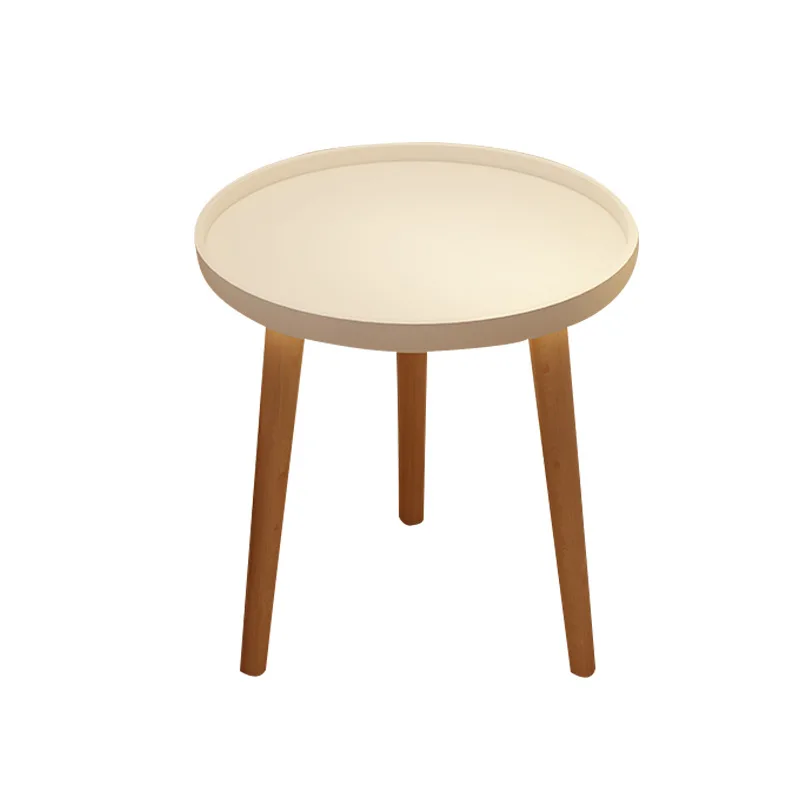 Sofa side table Living room Coffee table Rental room Modern small table Bedroom bedside rack - Image 5