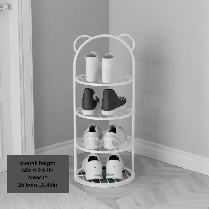 Multi Layer Shoe Rack Storage Rack, Sturdy and Durable Small Space Shoe Tower, Independent, Adjustable, Easy To Install - Image 3