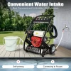 7.5HP 2200 PSI Pressure Washer with 5 Different Nozzles High Pressure Petrol Cleaner Pressure Washer Yard Cleaning Machine