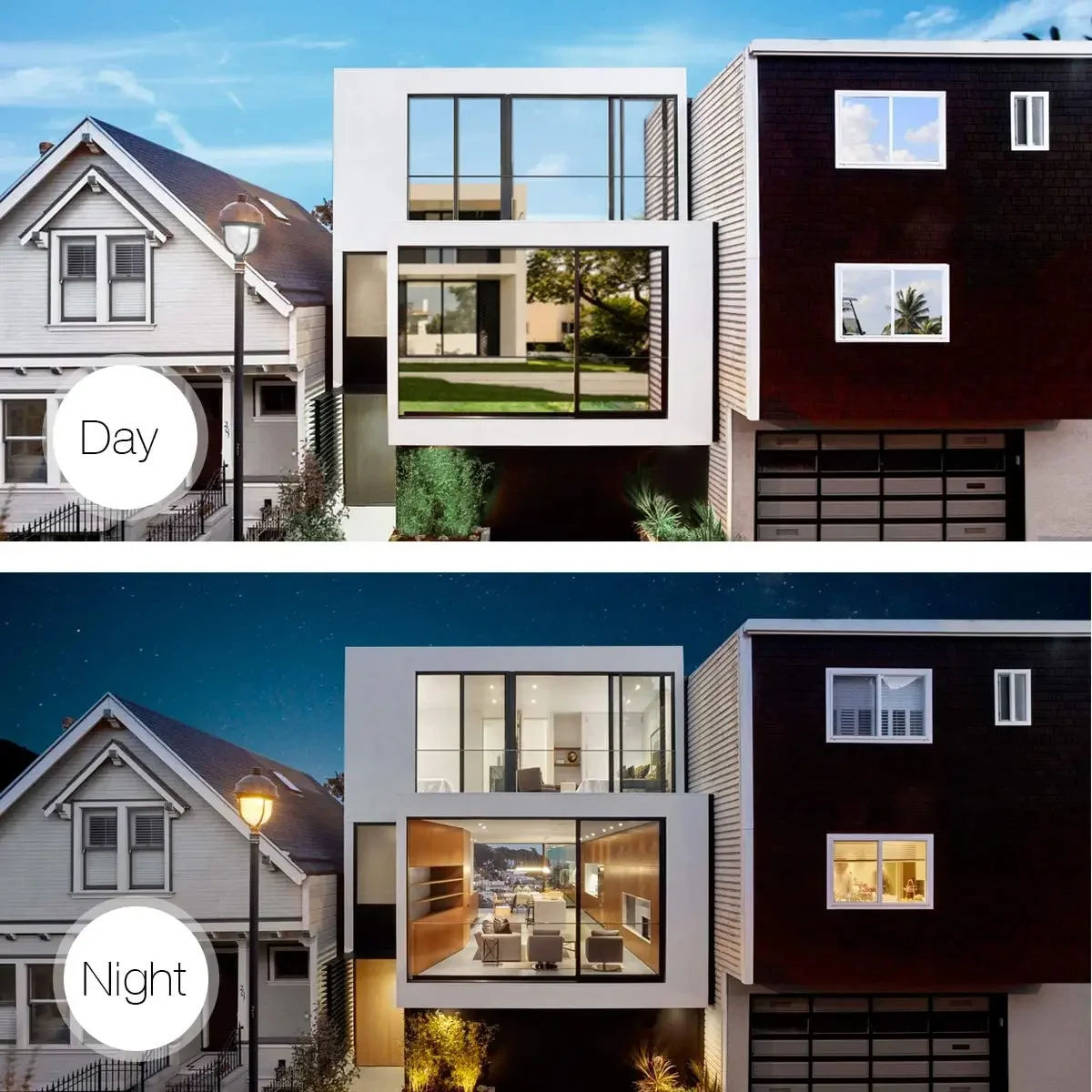 Multi-size One Way Mirror Window Film Privacy Sun Blocking Glass Sticker Heat Control Reflective Film Self Adhesive Window Tint - Image 5